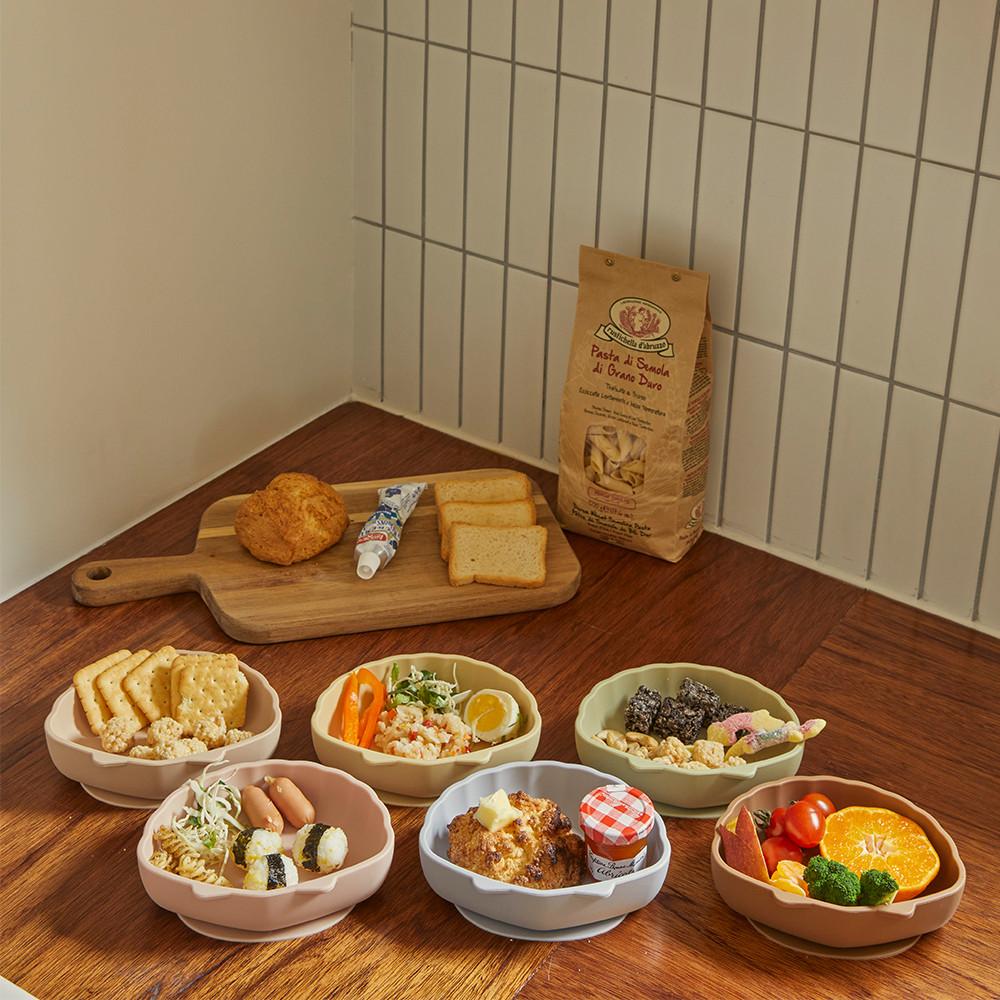 티지엠 실리콘 조가비 이유식 흡착볼 흡착 플레이트 자기주도이유식