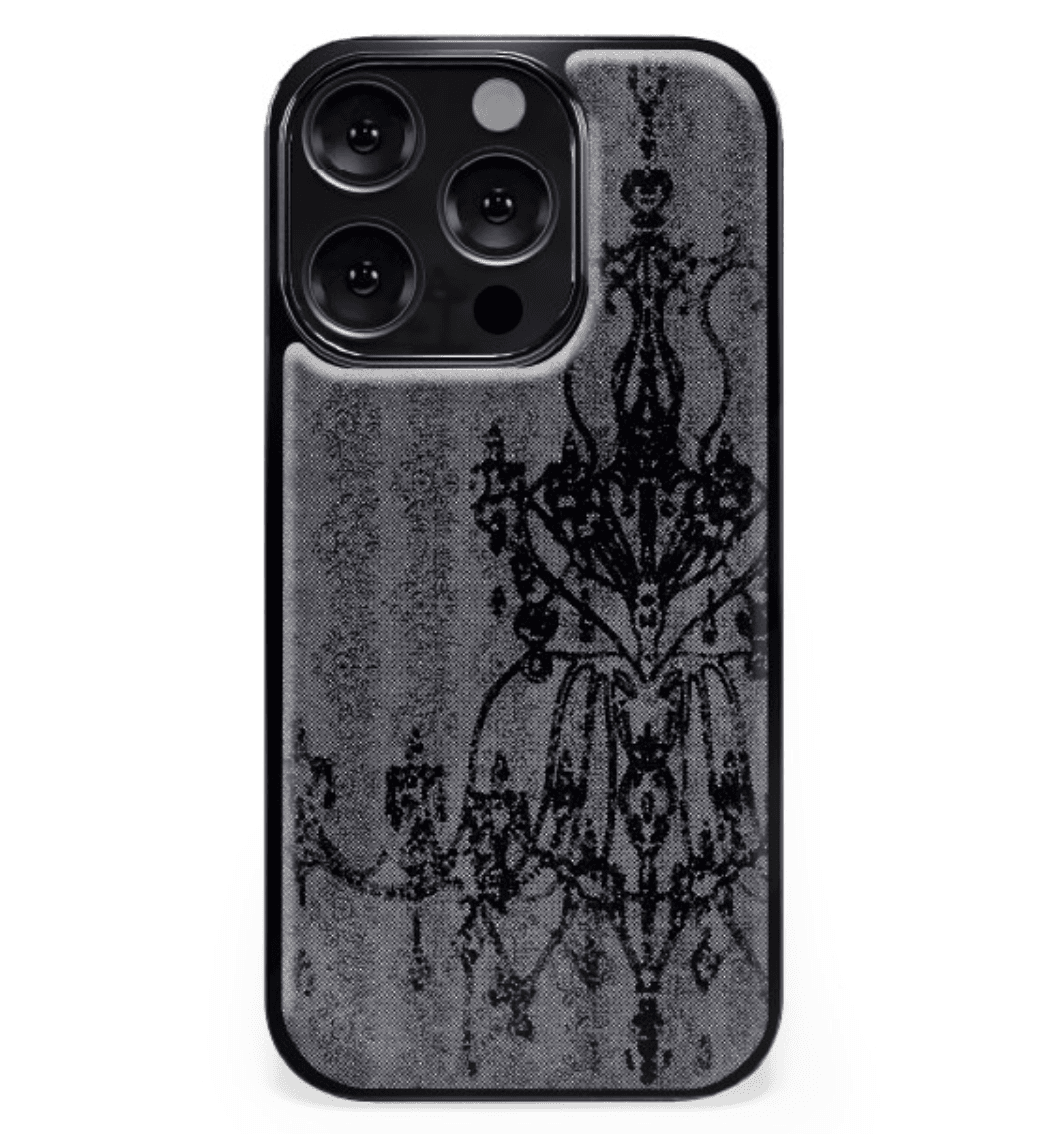 [칠스] lace black epoxy phone case