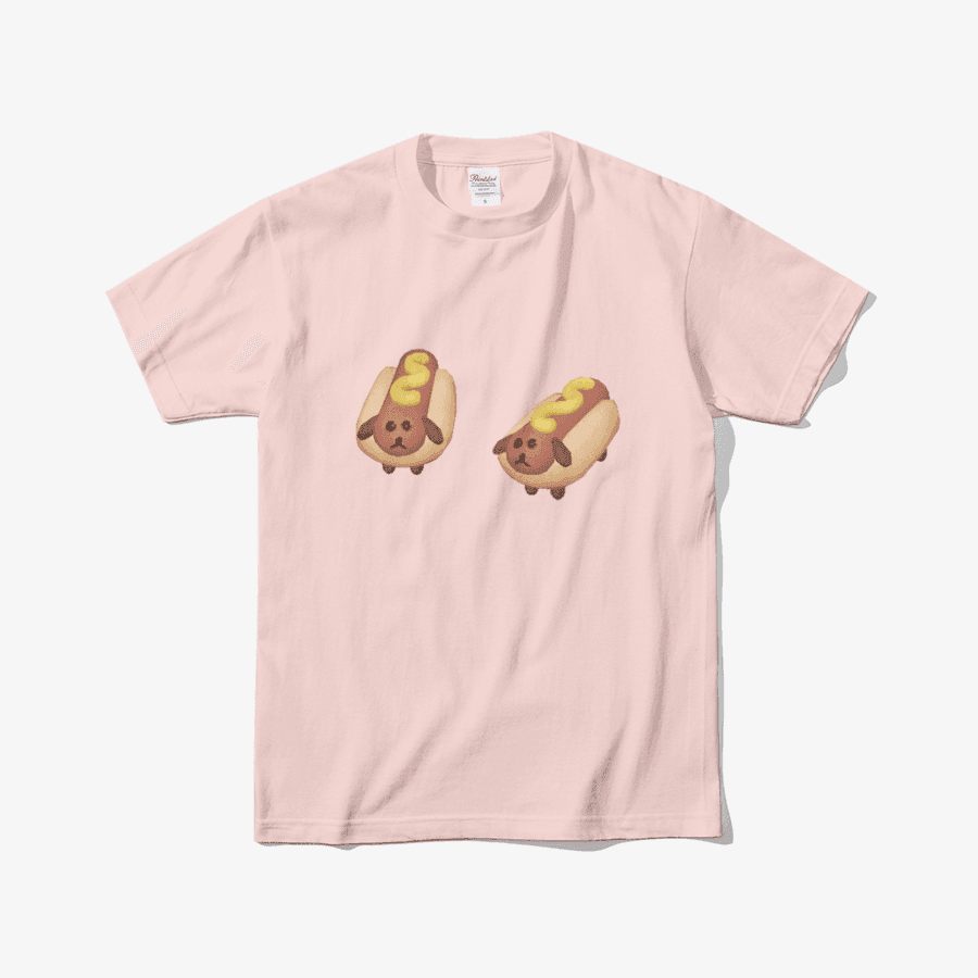 hato 핫도기 두배 라운드넥 티셔츠 ㅣ 마플샵