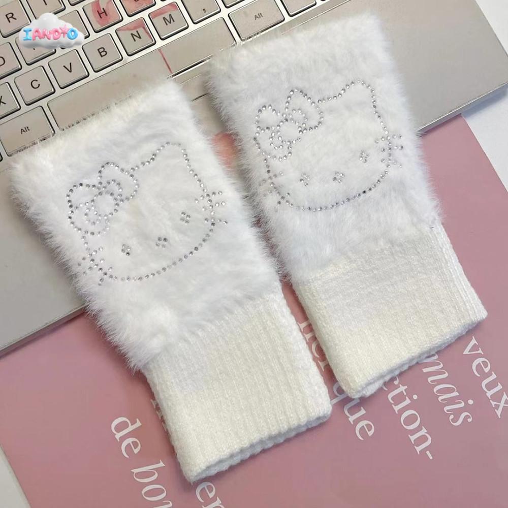아이앤드오 Kitty Hand Warmer 키티핸드워머 장갑 겨울 팔토시