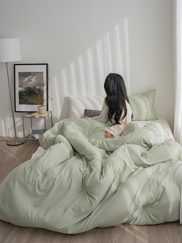 파스텔로 워싱 먼지없는 세미화이바 차렵이불 (6컬러)