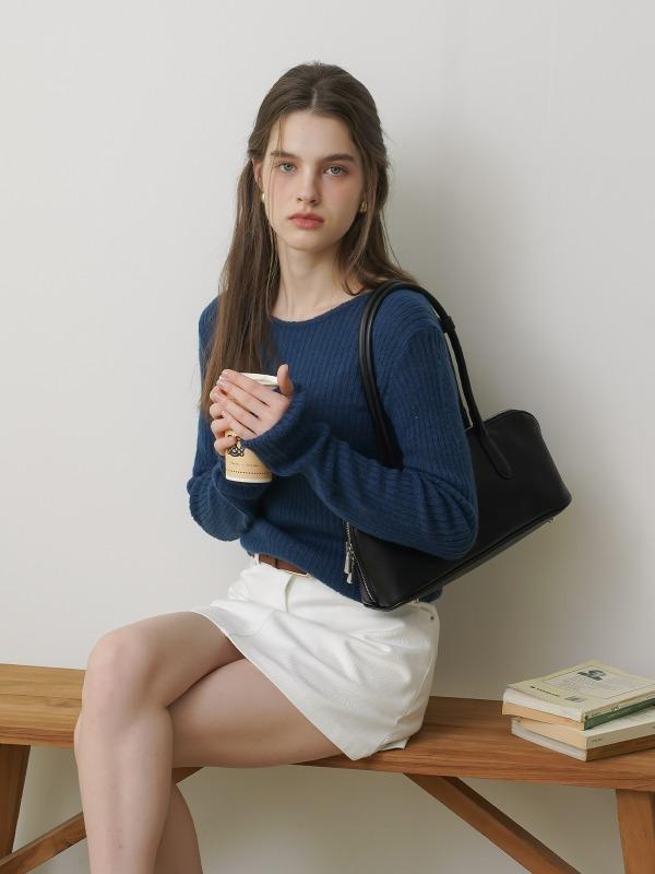 [4.15 순차 출고] 로우 숄더백 Low Shoulder Bag_Black