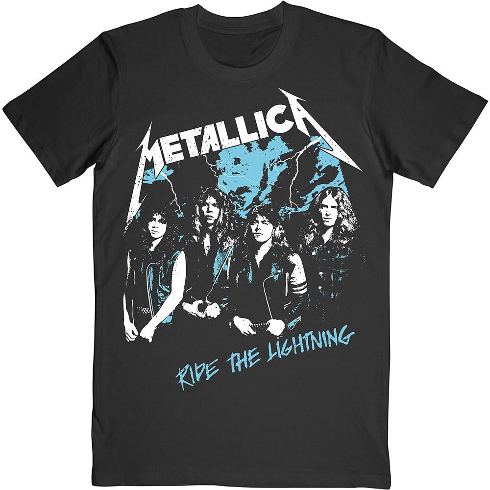 [XL 국내배송] 공식 METALLICA 메탈리카 Vintage Ride The Lightning 반팔 티셔츠