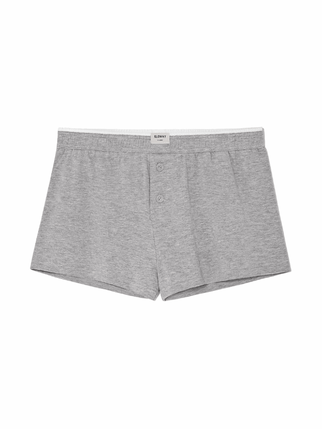 G MODAL BUTTON SHORTS (GRAY)