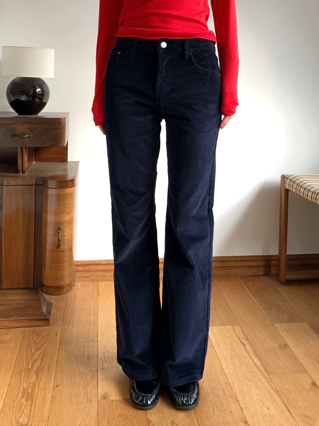 DN. Bootcut Touch Corduroy Pants