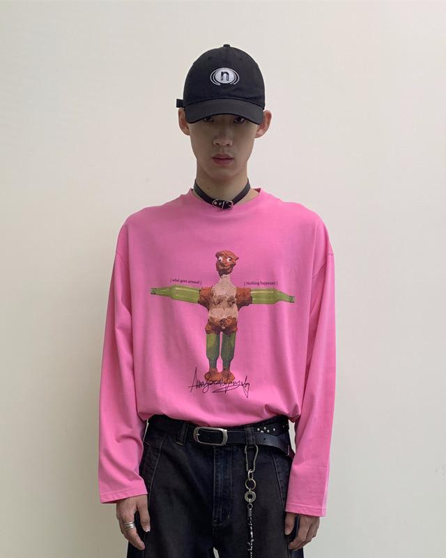 NEVERSEEZ 그래픽 롱슬리브 (2 컬러)