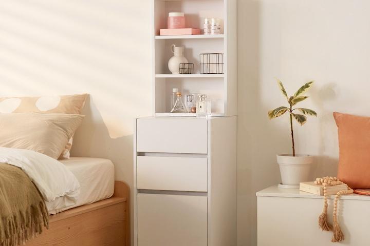 릴리 400 높은 다용도 사이드 틈새 자투리 수납장 서랍장