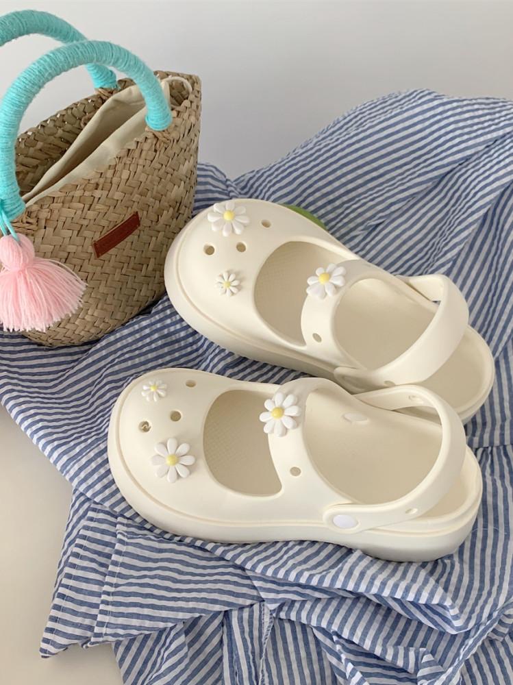 수심 Daisy Slippers(4 color) 러브 비즈 슬리퍼 샌들 방수 EVA