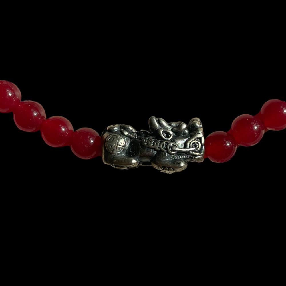 寶貨 necklace (자만옥 비휴실버초커목걸이)