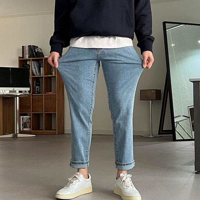 6컬러 인밴딩 워싱 데님