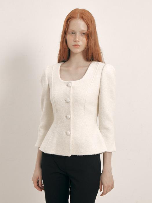 Etoile Peplum Jacket(Ivory)