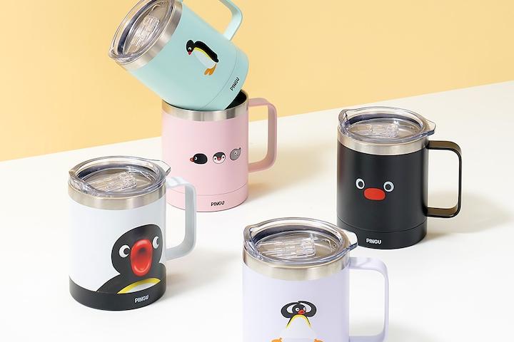 핑구 스테인리스 보온 보냉컵 350ml 5colors