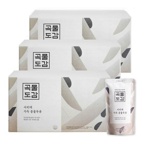 곡물도감 국산 무가당 서리태 콩물두유, 180ml, 45개 - 두유 | 쿠팡