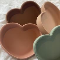 하트 실리콘 식기