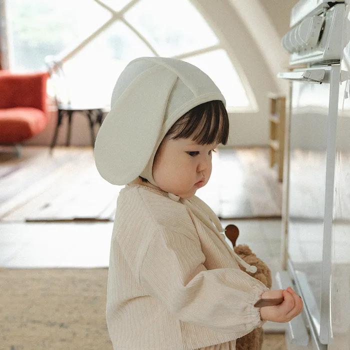 Knit Bunny Bonnet - Ivory