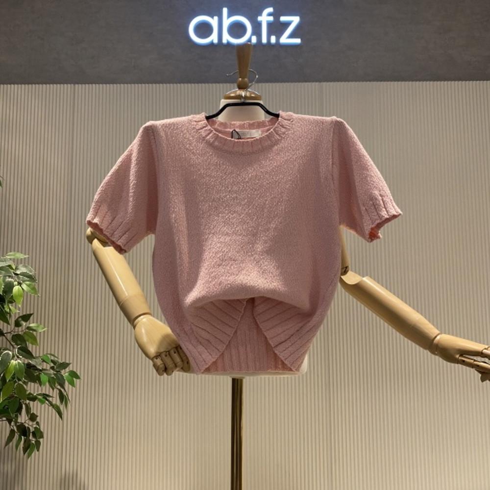 [대구백화점] [ab.f.z]라운드 크롭 니트(AOW1QW45C)