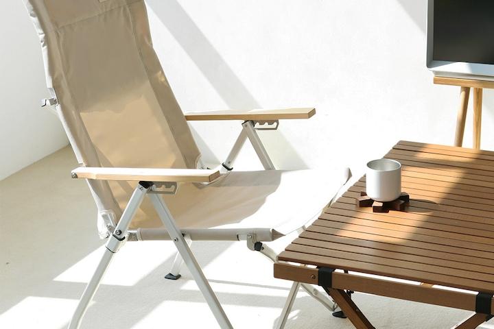 캠핑 롱 릴렉스 의자 4단계 각도조절 아폴로 체어