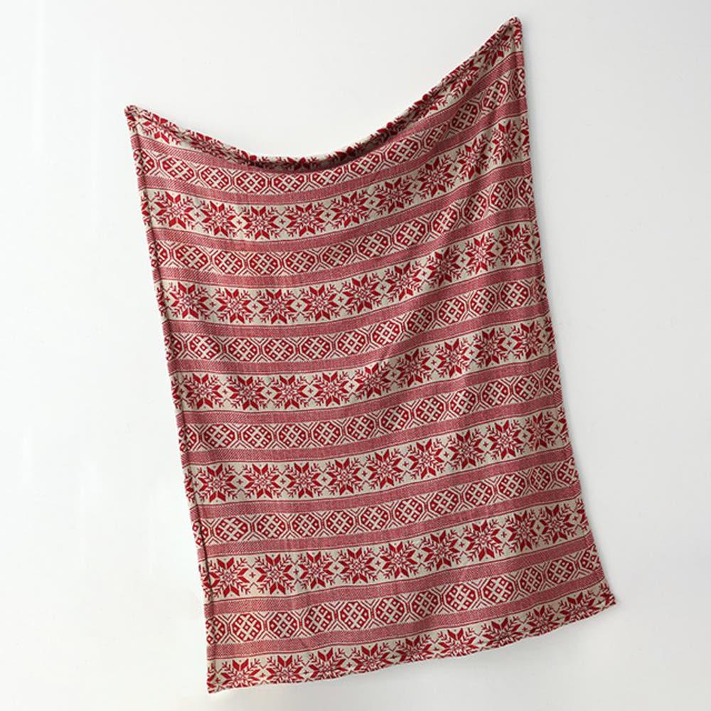 TANOY 담요 130x180 레드패턴