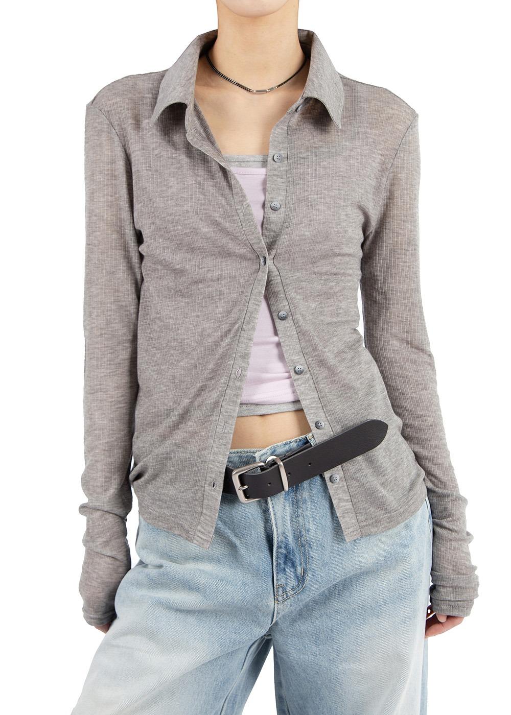 릿킴 WEAR COLLAR CARDIGAN
