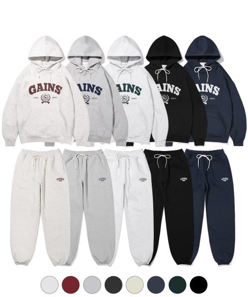 게인스보로(GAINSBORO)  [SET] 로럴골든 후드티 조거팬츠 셋업_(8color) - 사이즈 & 후기 | 무신사