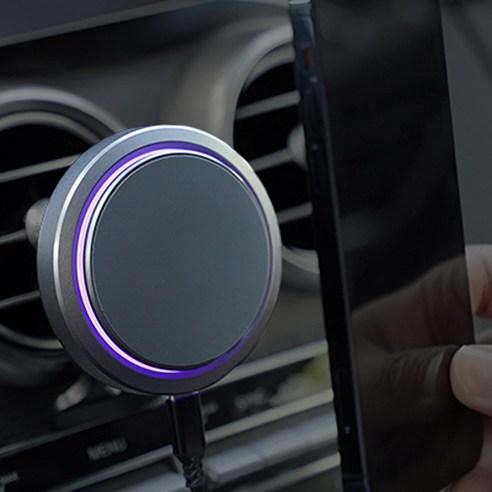 오주주 모어무드 맥세이프 차량용 고속 무선충전 핸드폰 거치대