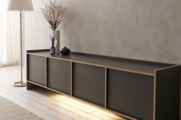 스칸디크 LED 2000 거실장