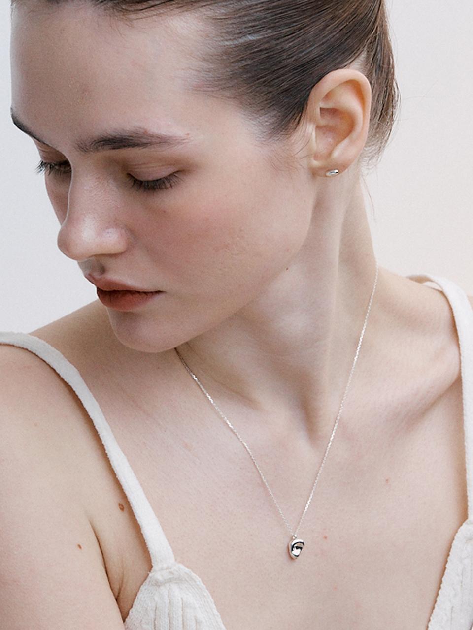 [silver925]discliche small necklace