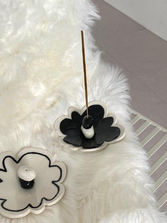 무뚝뚝꽃 인센스 홀더 향 받침대