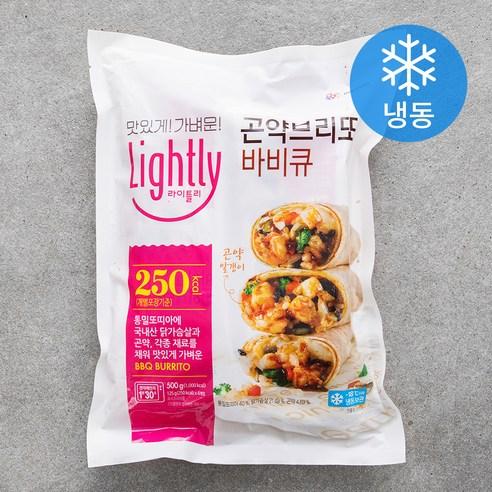 대상 라이틀리 곤약브리또 바비큐 4입 (냉동), 500g, 1개 - 브리또 | 쿠팡