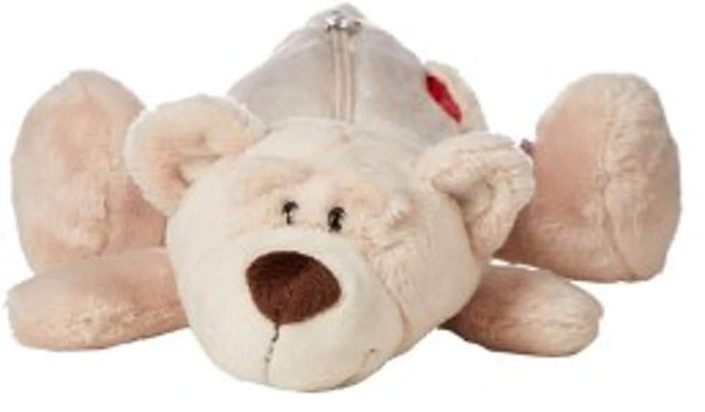 NICI  니키 러브베어 팬 파우치, 화장품 파우치 (30cm)