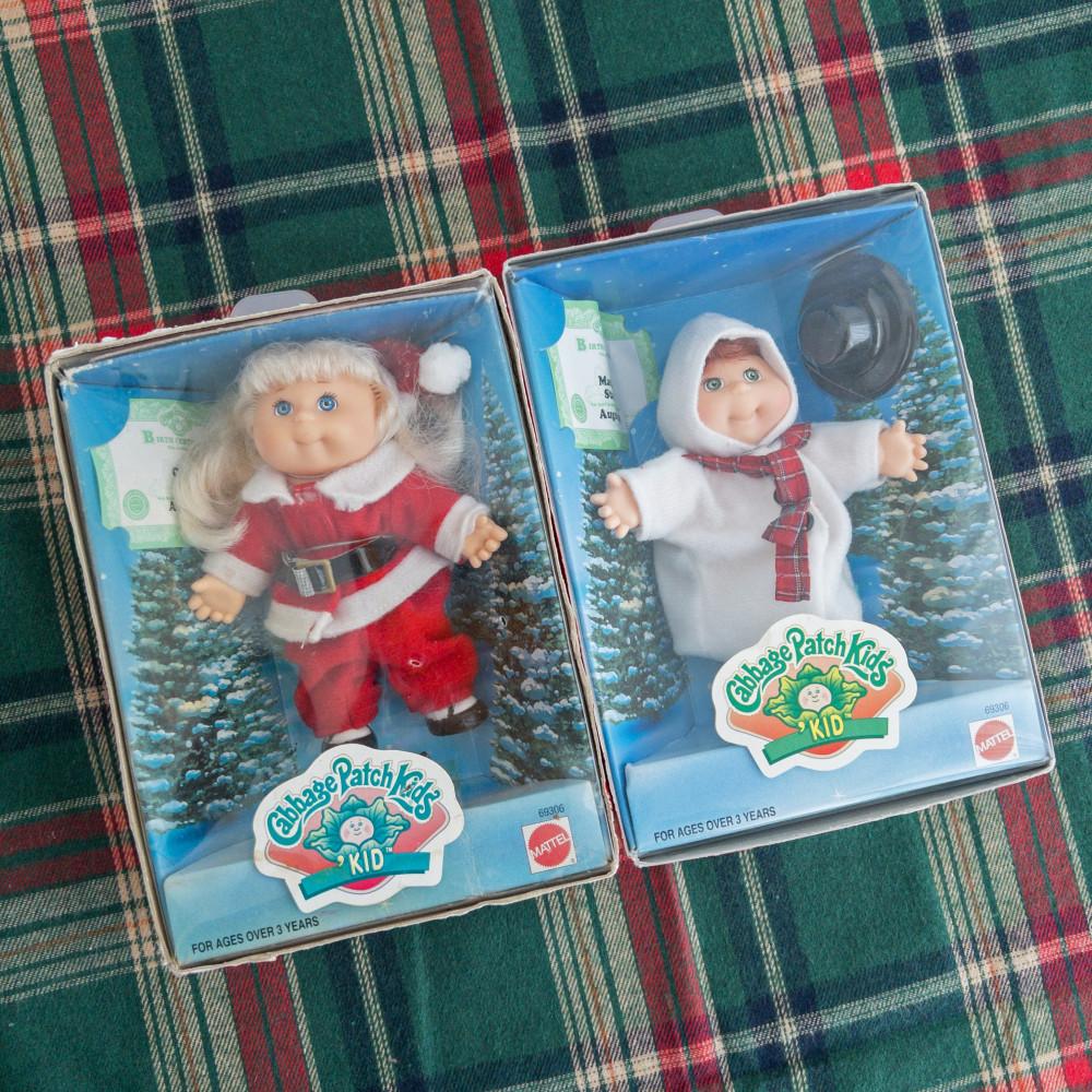 [크리스마스] 빈티지 양배추 인형 Kids - 산타/눈사람 (Box포함) : 띠띠상점