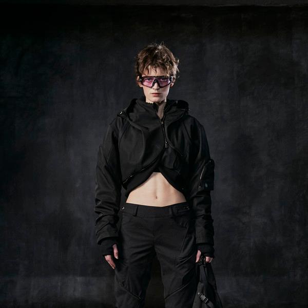 Cropped Bomber Jacket