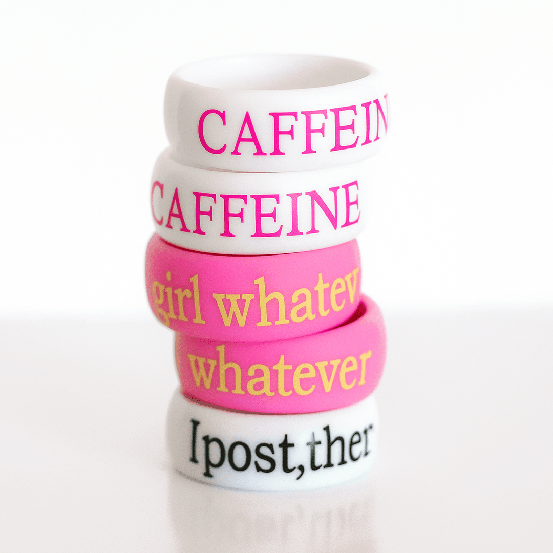 The Statement Bangles - I Post Therefore I Am