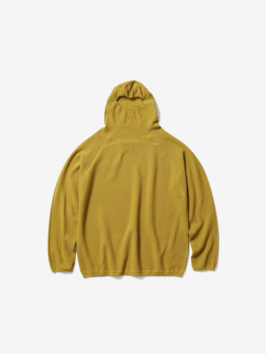 Perforated Wholegarment Knit Top - GZ35306 / BRIGHT GOLD / 4