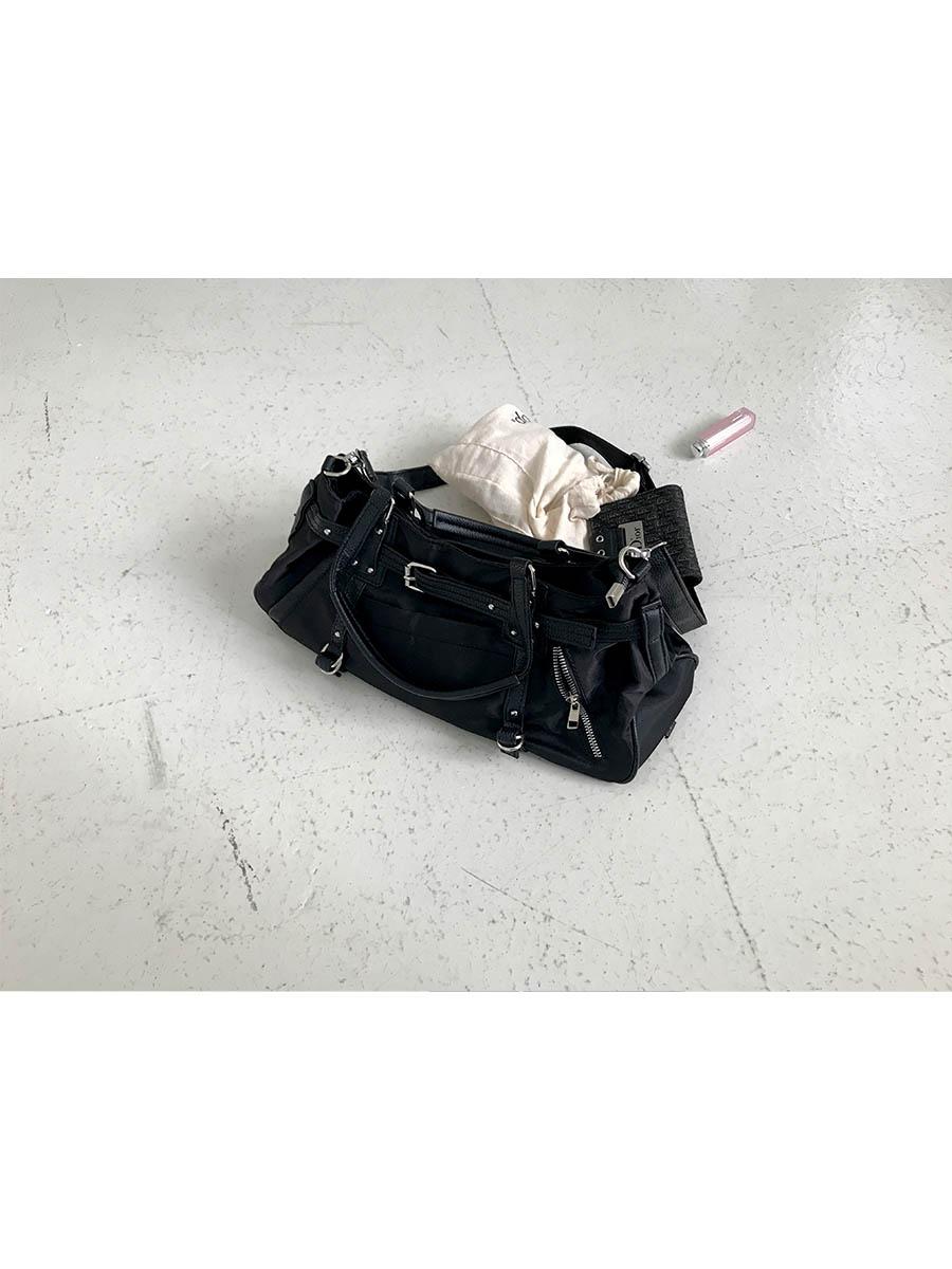 Nylon mix biker bag