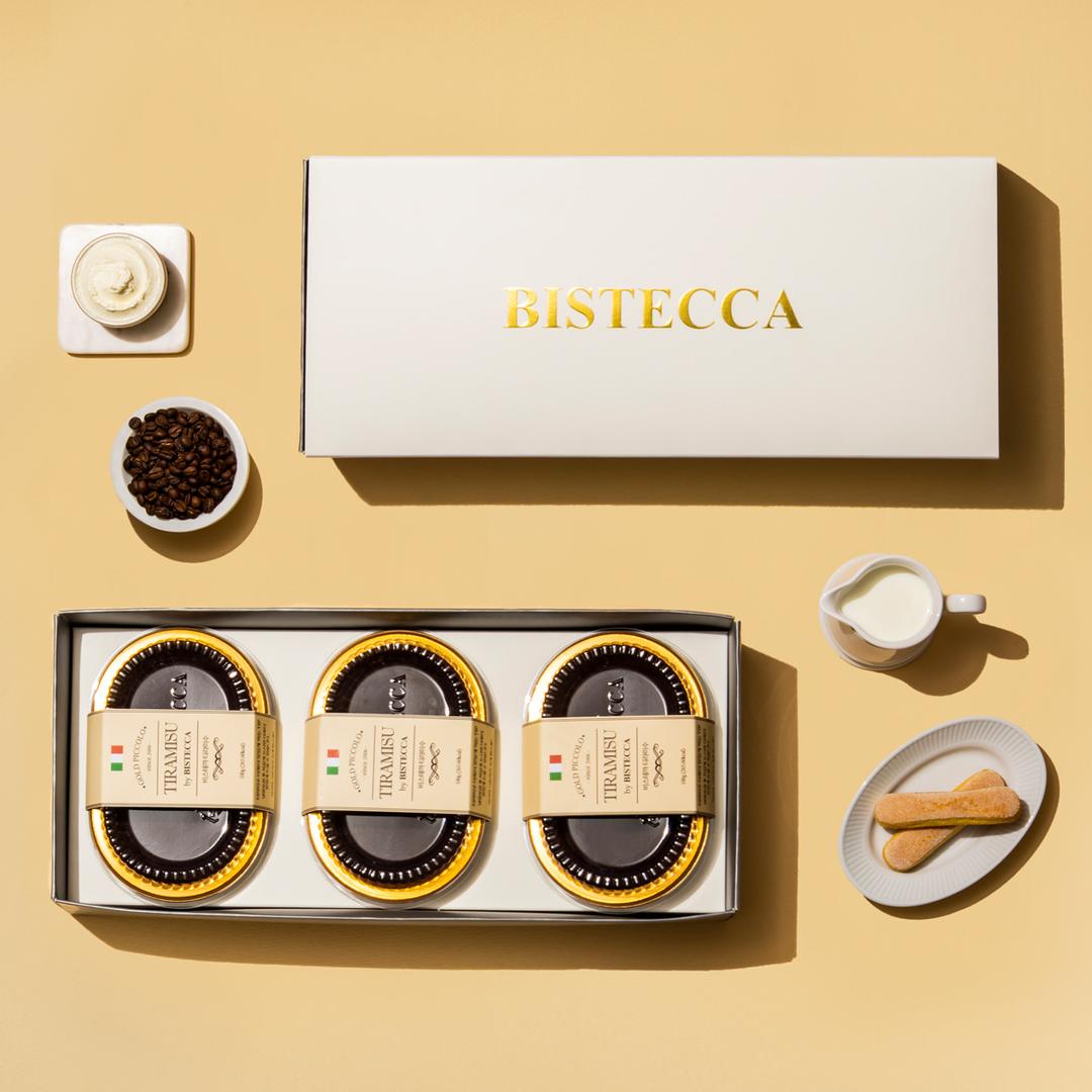 [추석선물]비스테까 티라미수 골드피콜로 3구 선물 세트