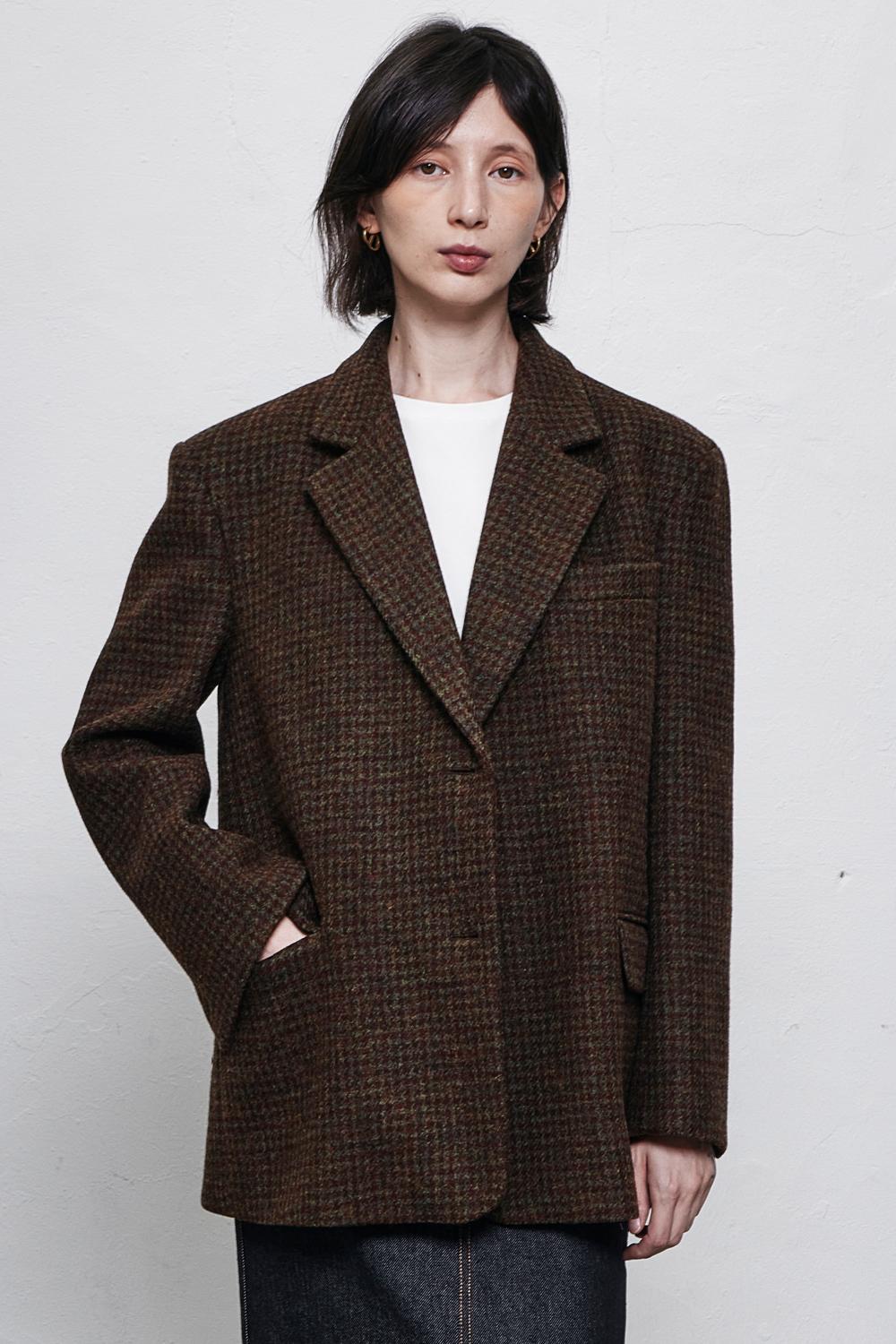 Wool Check Roy Jacket_Multi Check