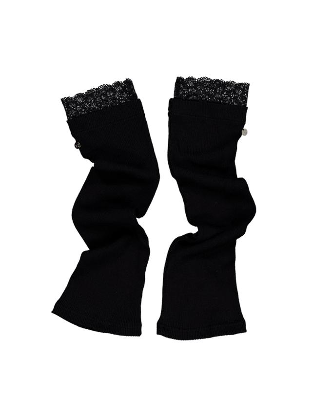 LACE LEG WARMER / BLACK