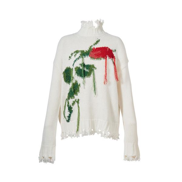 Rose Intarsia Jumper