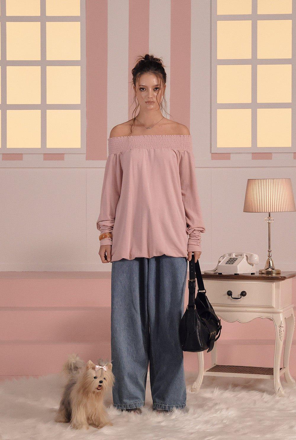 [releasing 03.05 12pm KST] Bell shirring top