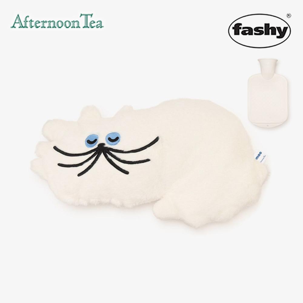애프터눈티 x 파쉬 우마오 고양이 인형 보온 물주머니 커버 세트 유단포  유탄포 Fashy x umao
