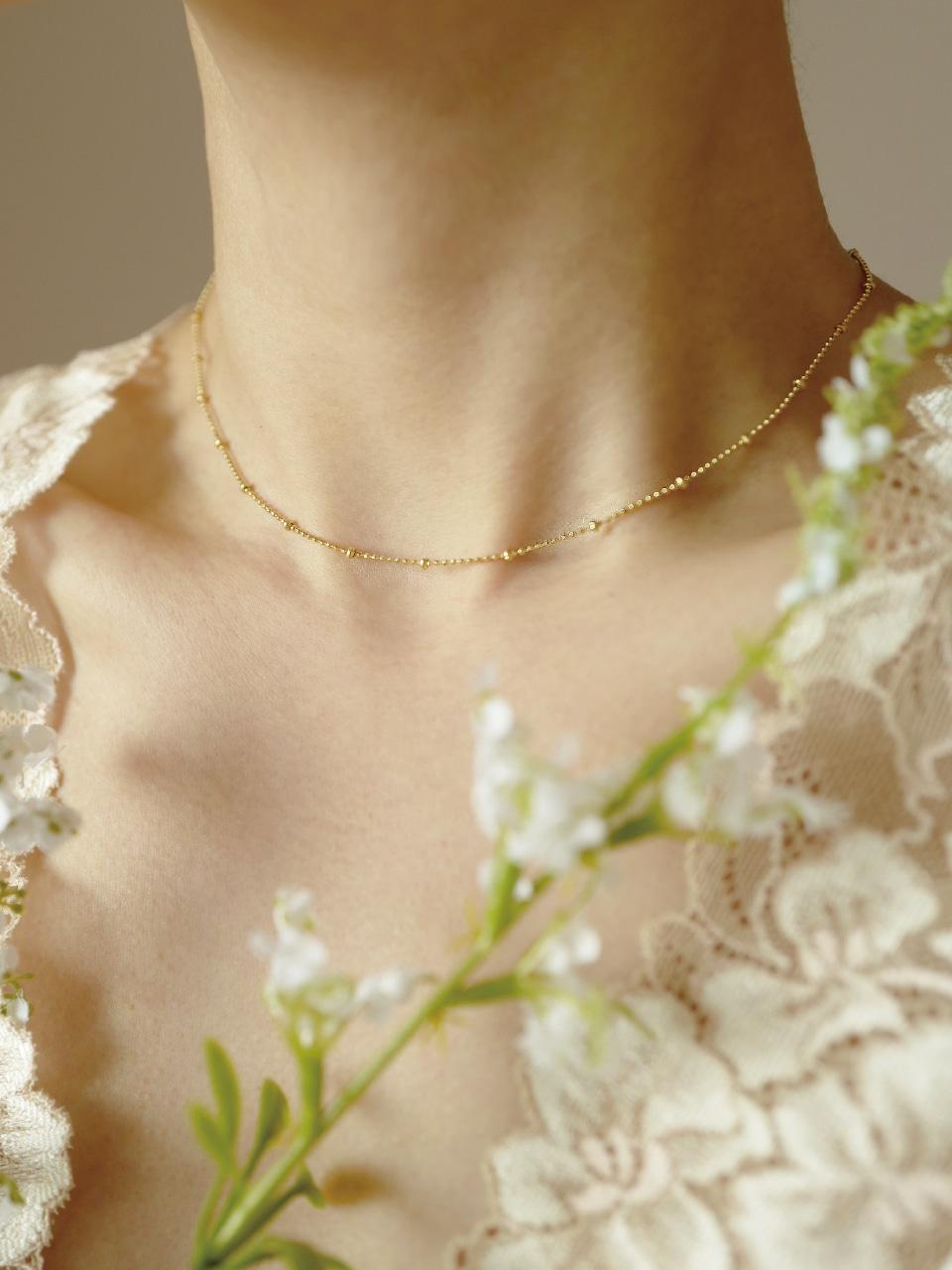 glitter chain choker