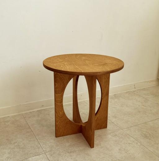 엘라 원목 원형 스툴