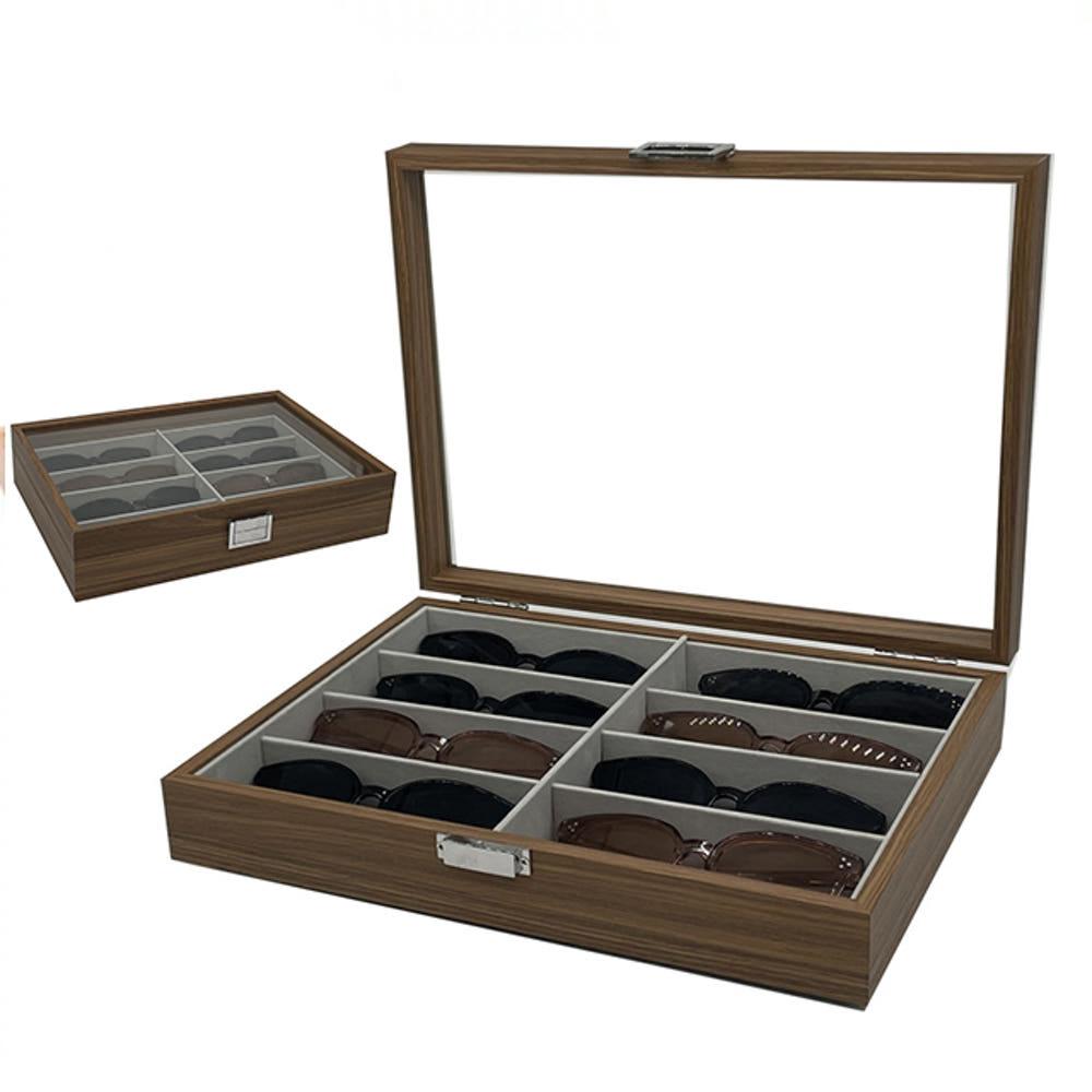 원목 안경보관함 안경정리함 선글라스 케이스 8구