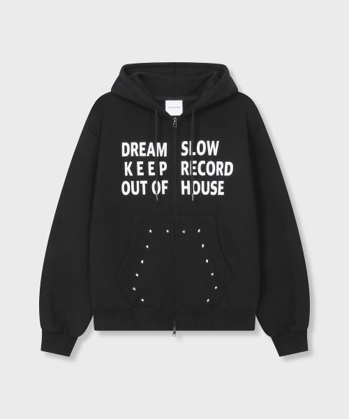 타이포 스타 후드 집업_블랙