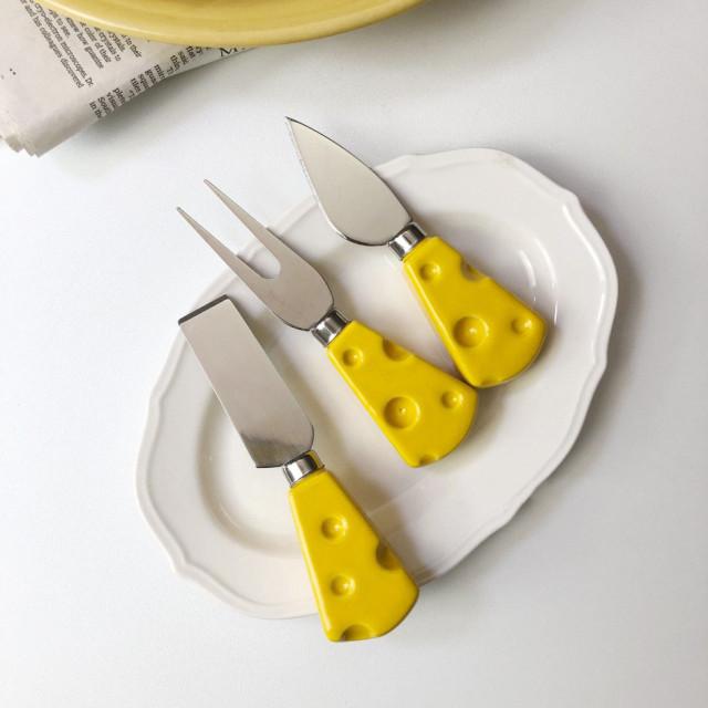 미니 제리 치즈 커트러리 세트 포크 나이프 버터나이프