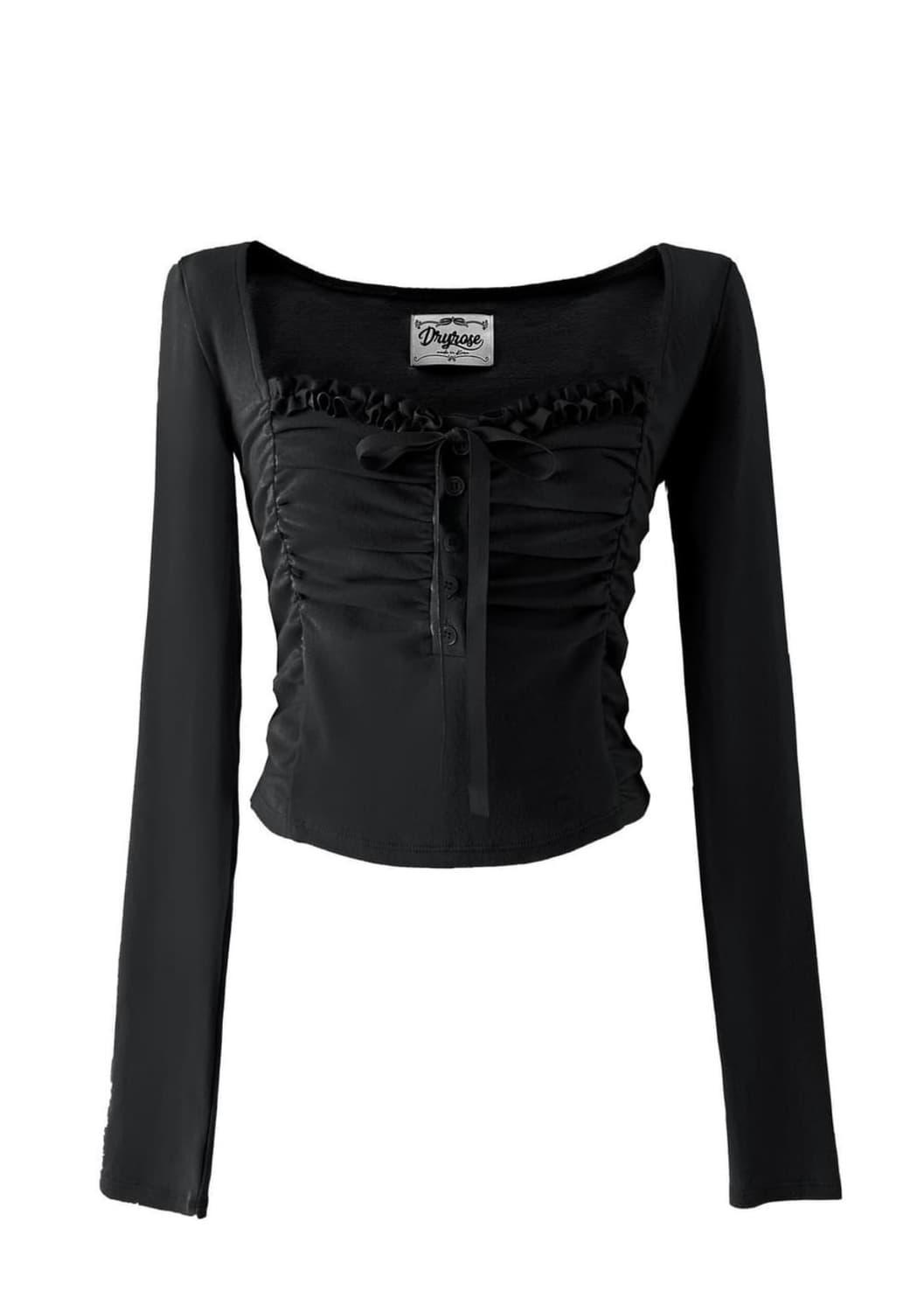 드라이로즈 셔링 레이스 버튼 탑 | 후루츠패밀리