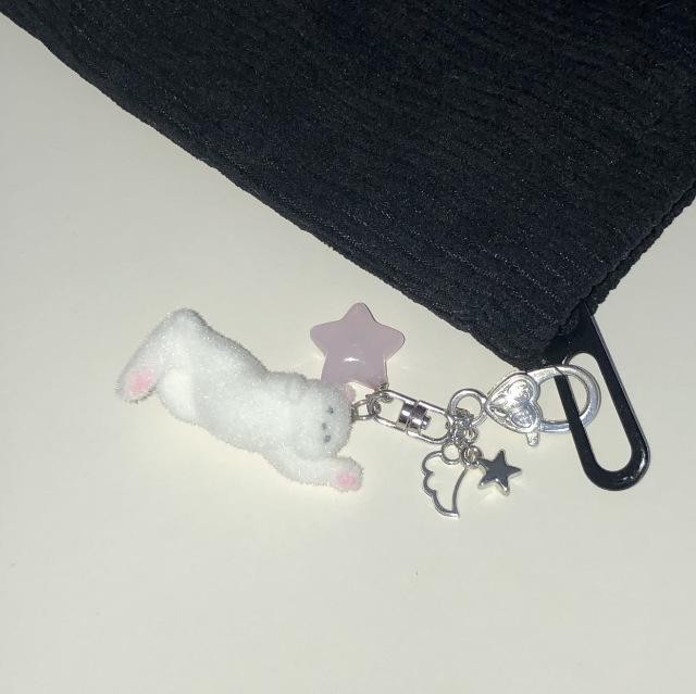 grooming cat keyring