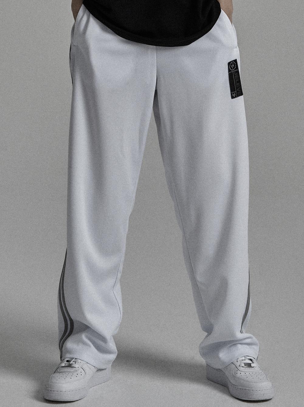 라인 메쉬 트랙팬츠 2color