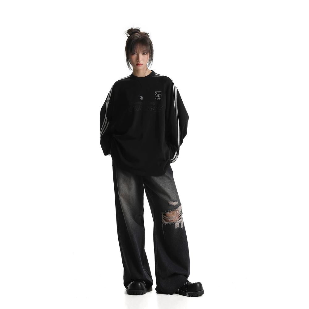 MASONPRINC 메이슨프린스 캐주얼 블록코어 맨투맨 스포츠 티셔츠 (5color)